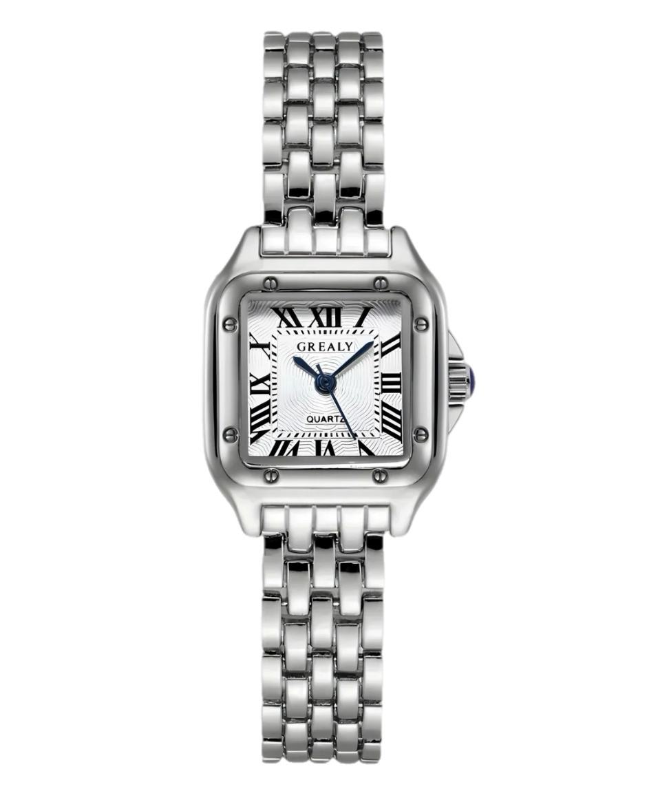 Luxury Gold Square Women’s Watch | Timeless Elegance